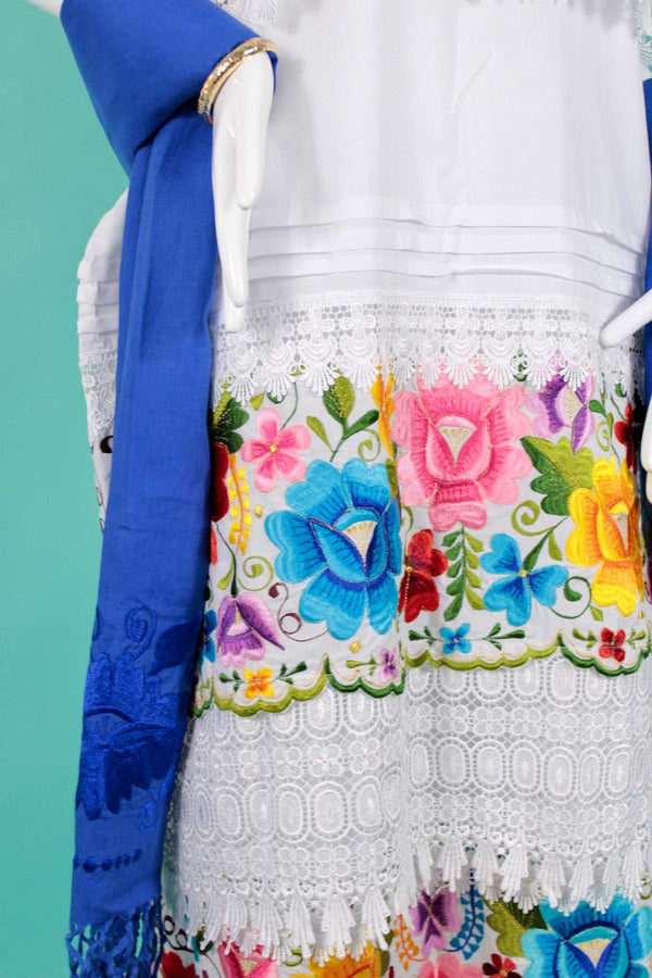 Terno Yucateco Bordado Multicolor para Mujer (sobrepedido)