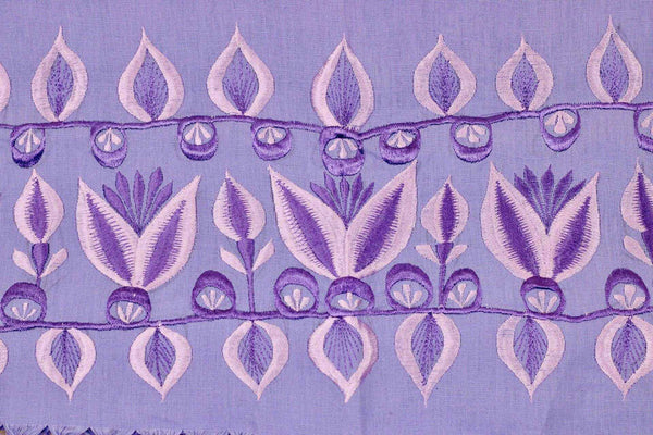 Rebozo chal artisanal lila