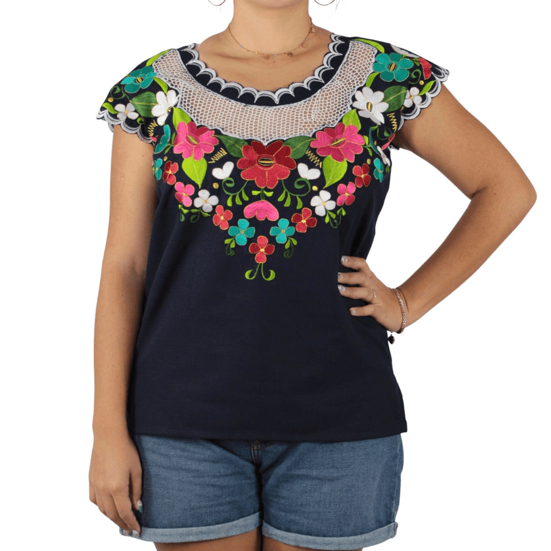 Blusas bordadas 2025 yucatecas 2019