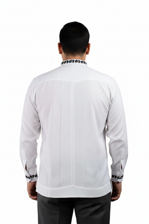 Blanca Yucateca Yucatecan Guayabera Model Model Long Sleeve For Men