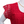 Vestido Rojo con Encaje Inglés para Mujer