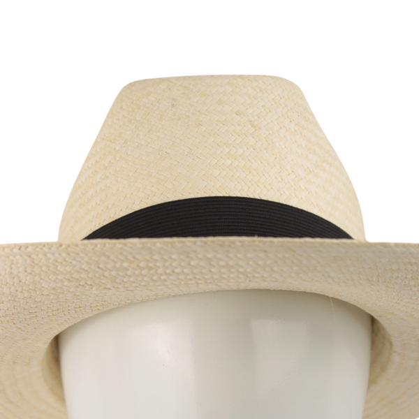 Sombrero Artesanal Modelo Texano Palma Jipijapa Hecho A Mano Para Hombre y Mujer