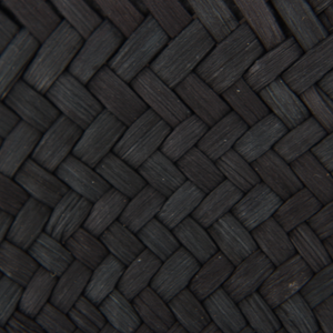 Abanico Artesanal Charcoal Palma Jipijapa con Mango de Madera Hecho a Mano