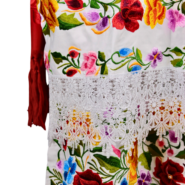 Terno Yucateco Bordado Multicolor para Mujer (sobrepedido)