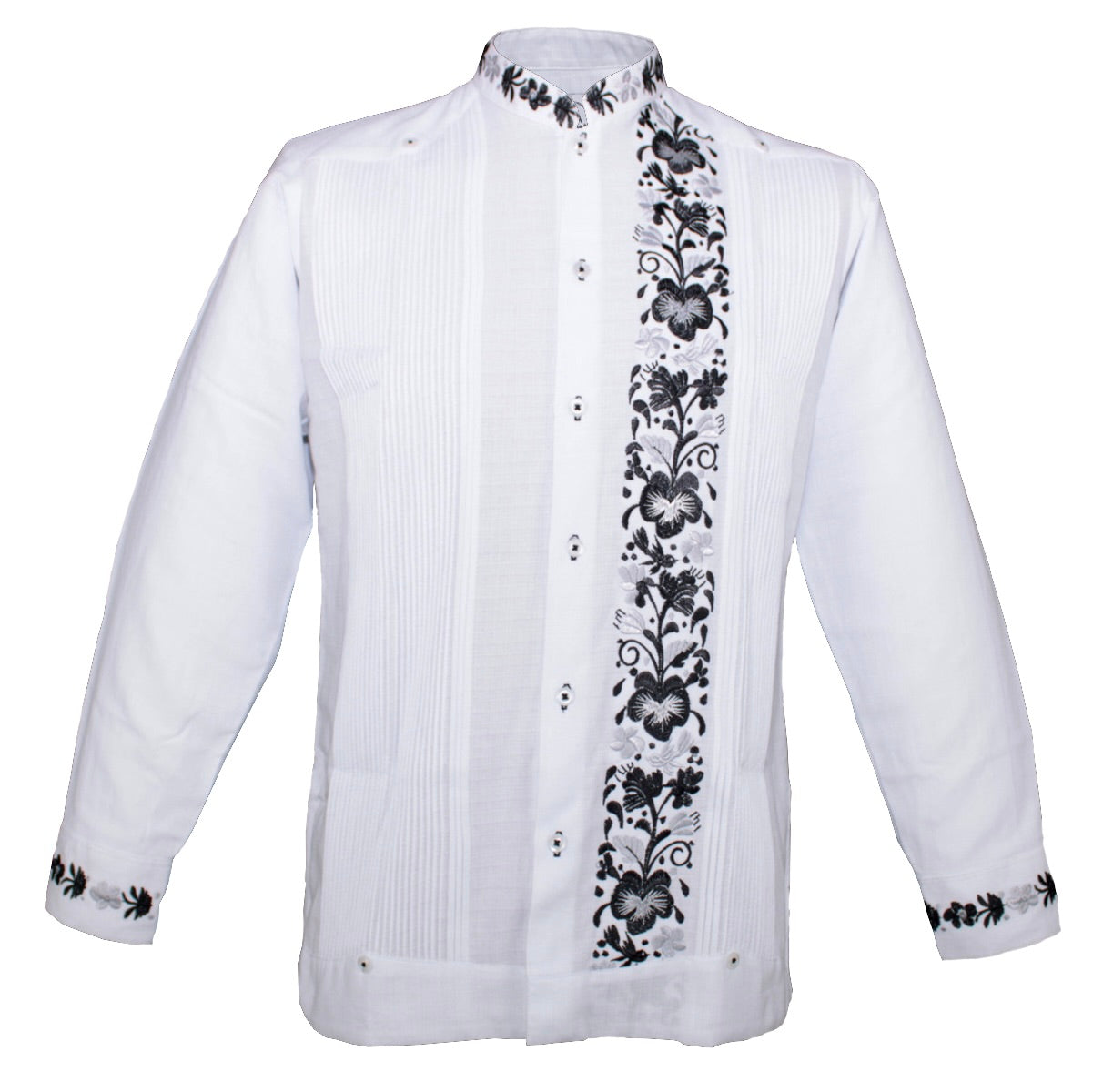 Guayabera Yucateca En Cuello Mao Modelo Chapap | México Guayabera Yucateca En Cuello Mao Modelo Chapap | México