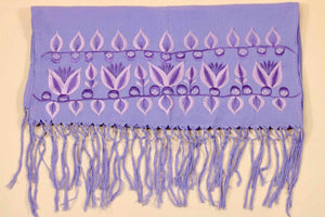 Rebozo chal artisanal lila