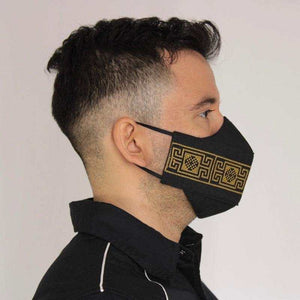 Cubrebocas Artesanal De Lino En Triple Capa