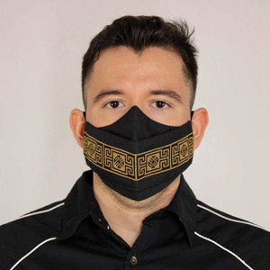 Cubrebocas Artesanal De Lino En Triple Capa