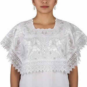 Terno Yucateco Bordado Blanco (sobrepedido)